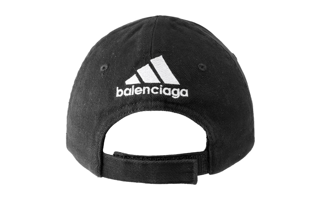 Кепка Balenciaga x adidas Baseball Cap Black - изображение 5