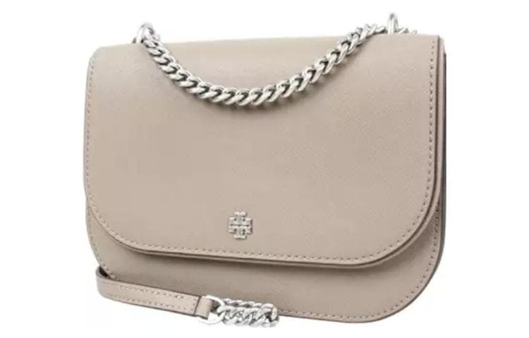 Сумка через плечо Tory Burch Tory Burch TB Emerson Коровья кожа Сумка через плечо Женская Серого цвета - изображение 2