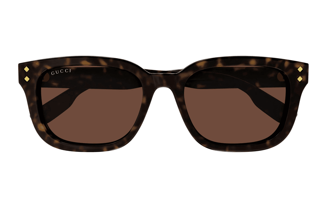 Солнцезащитные очки GUCCI Rectangular Tortoiseshell Sunglasses - изображение 2