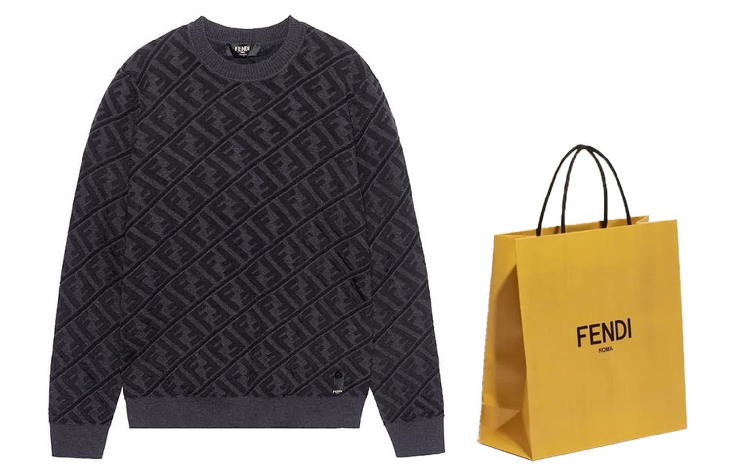 Кофта FENDI FW22 Logo — фото 2