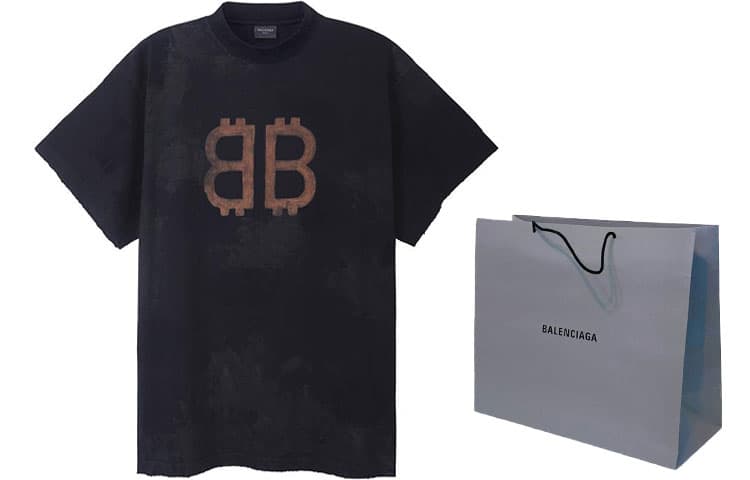 Футболка Balenciaga FW23 Black T-Shirt — фото 3