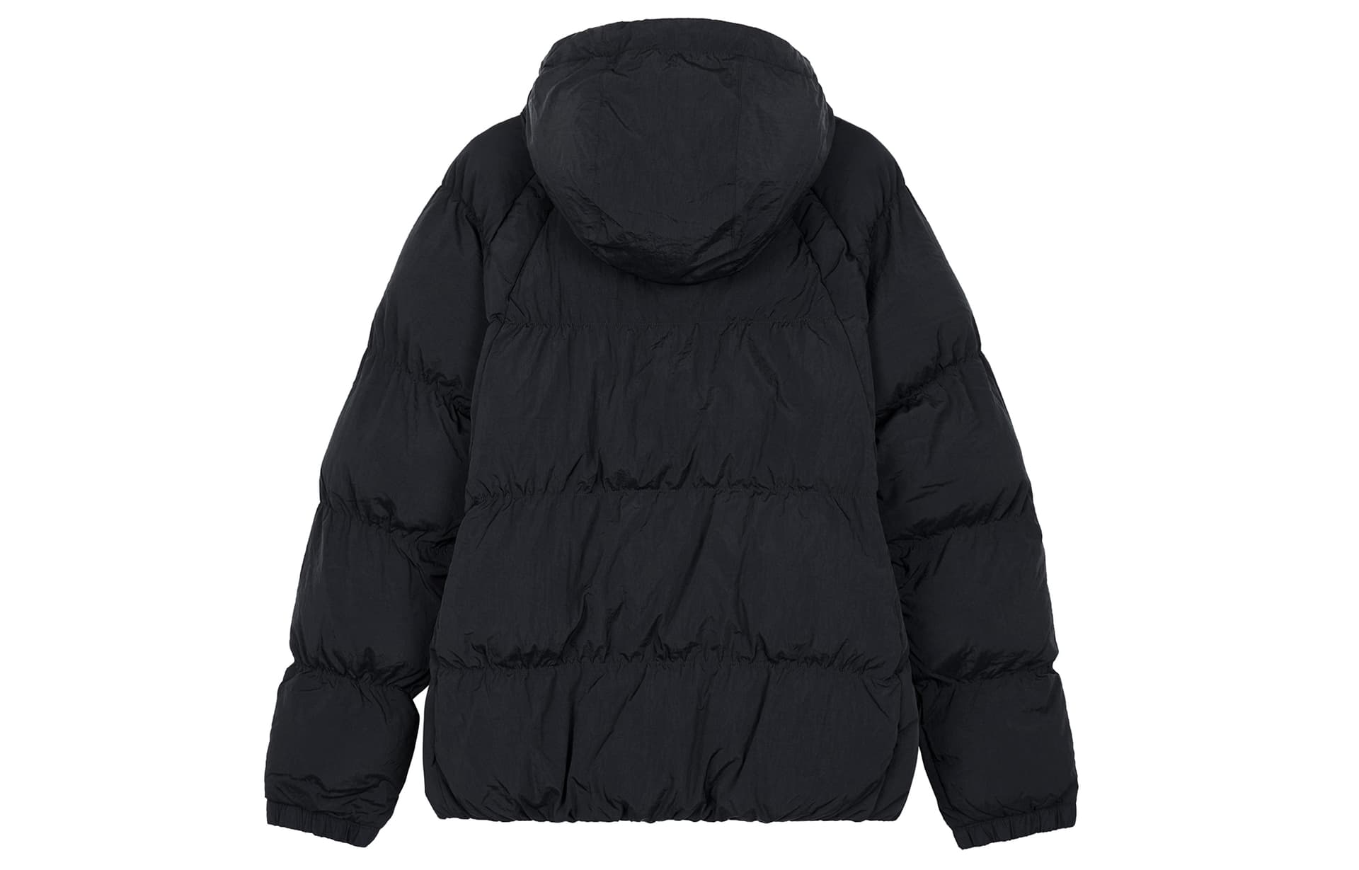 Зимняя куртка пуховик Jordan Logo Black Hoodie - изображение 3