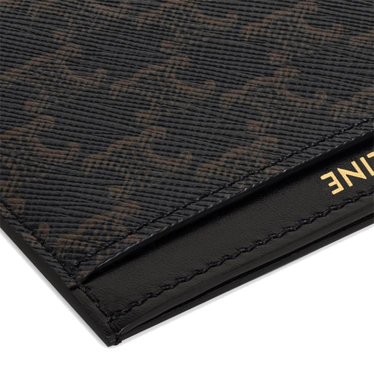 Картхолдер CELINE Triomphe Card Holder Black - изображение 3