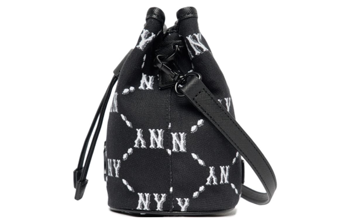 Сумка через плечо MLB Monogram Bucket Bag Black - изображение 4