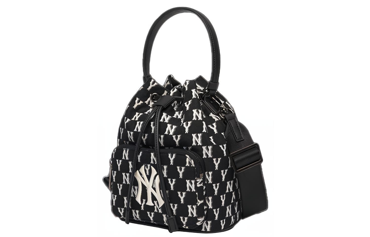 Сумка MLB Monogram Bucket Bag Black - изображение 2