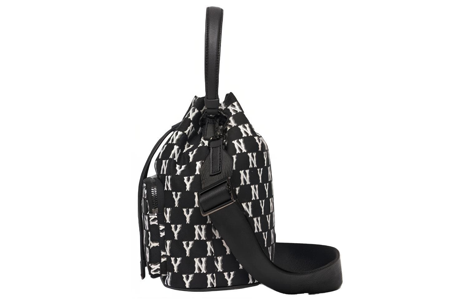 Сумка MLB Monogram Bucket Bag Black - изображение 3