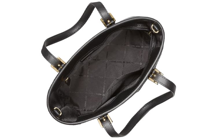 Сумка Michael Kors Jet Set Mini Tote Black White - изображение 3