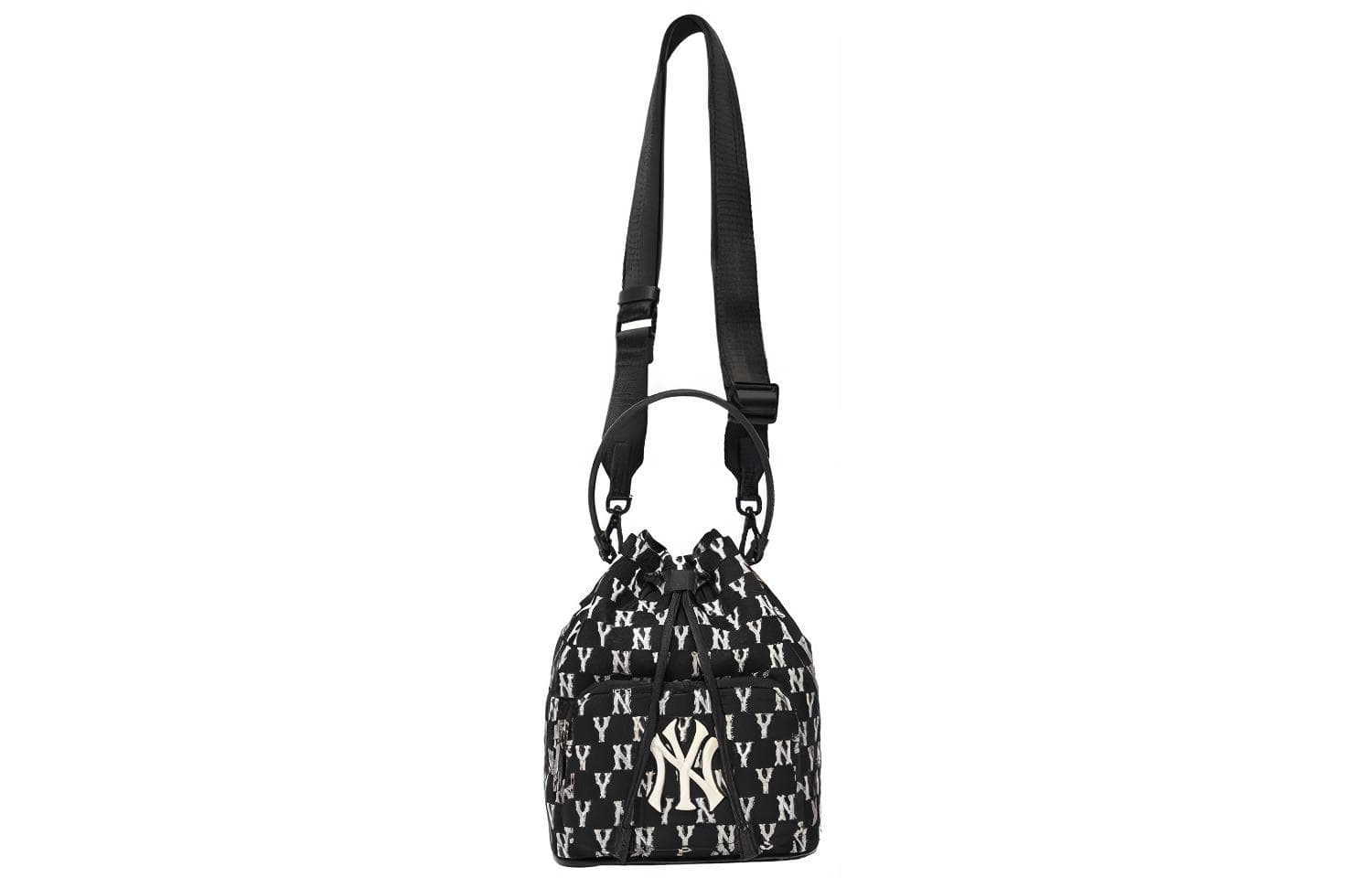 Сумка MLB Monogram Bucket Bag Black - изображение 4