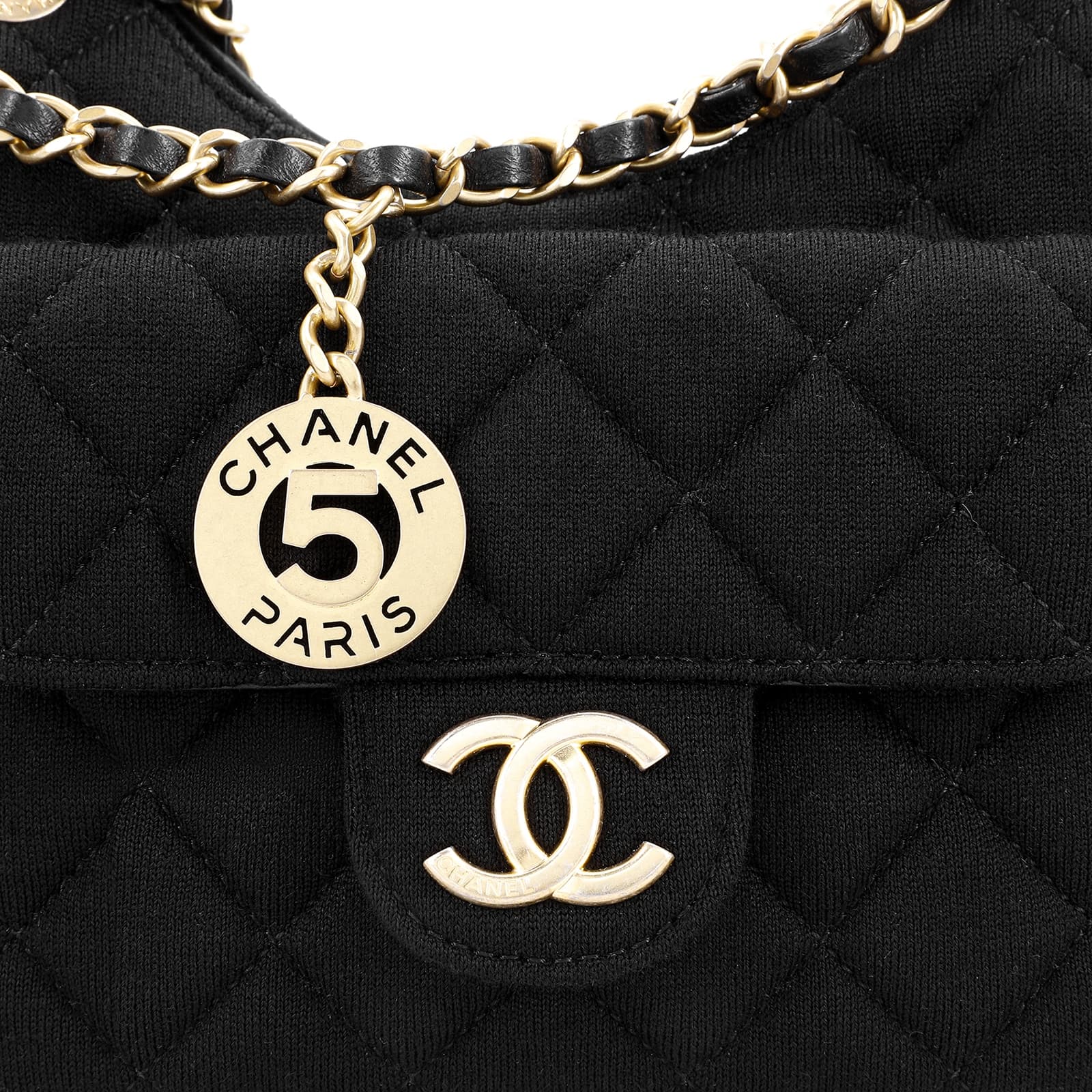Сумка через плечо CHANEL 23C Jersey Hobo - изображение 3