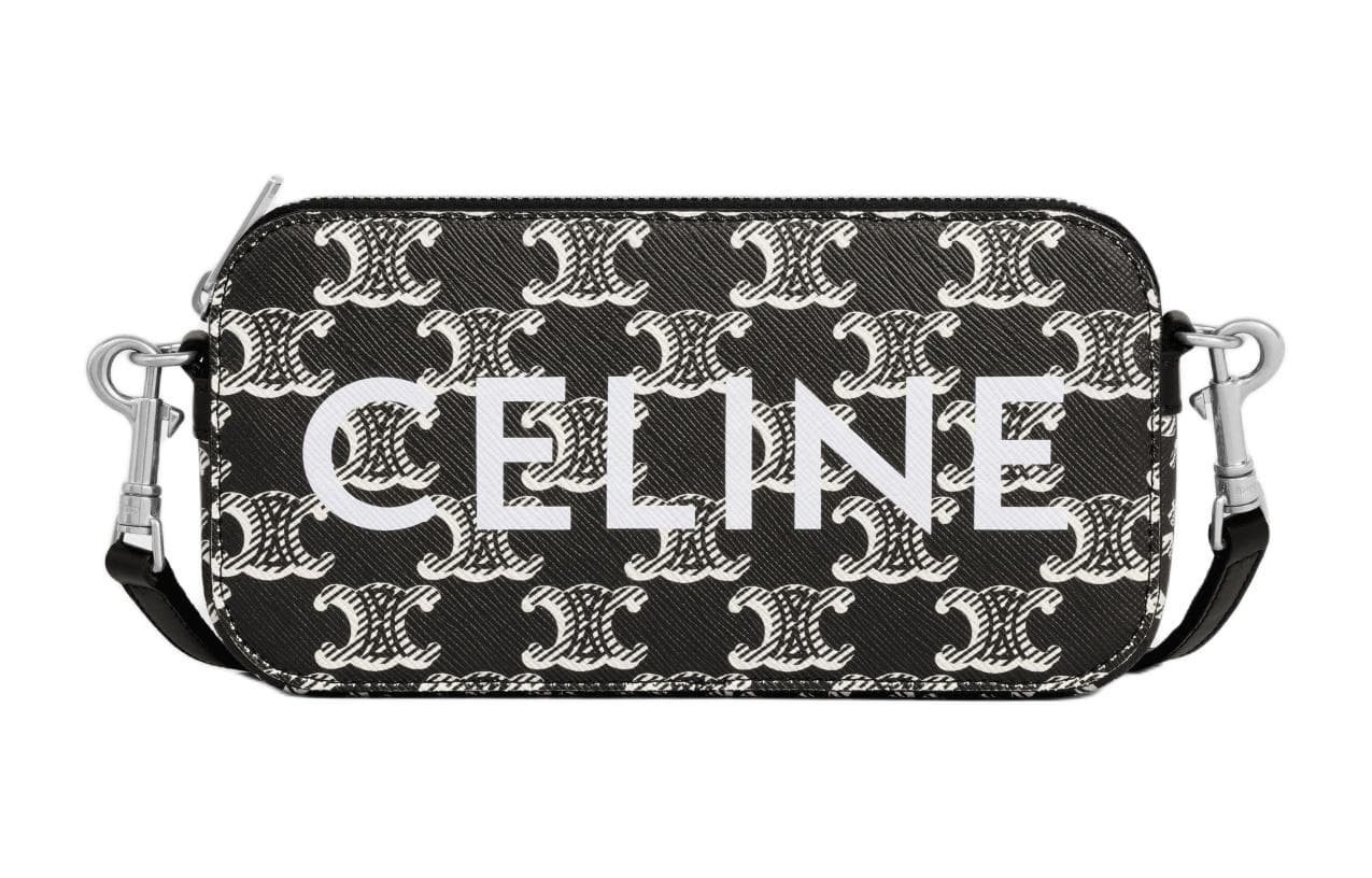 Сумка через плечо CELINE Letter Print Zipper Bag - изображение 1