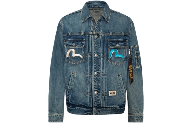 Джинсовая куртка EVISU SS24 - изображение 2