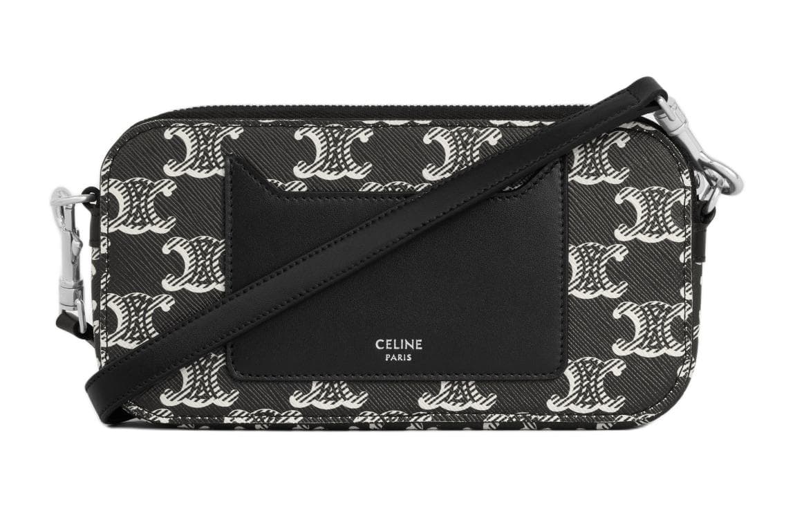 Сумка через плечо CELINE Letter Print Zipper Bag - изображение 3