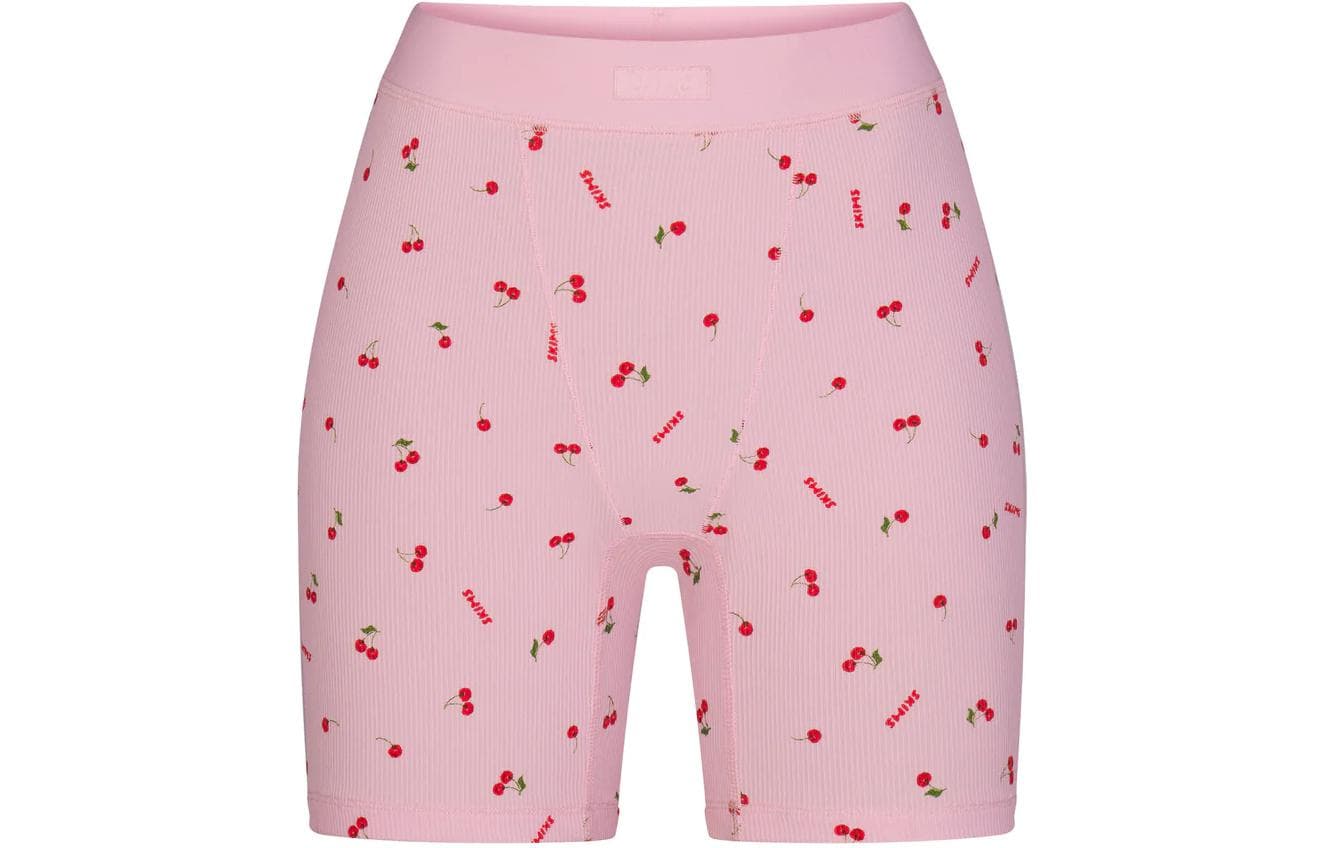 Шорты SKIMS SOFT LOUNGE BOXER CHERRY BLOSSOM PRINT - изображение 1