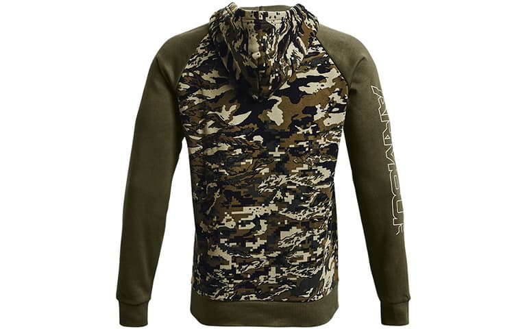 Худи Under Armour Rival Camo Script - изображение 2