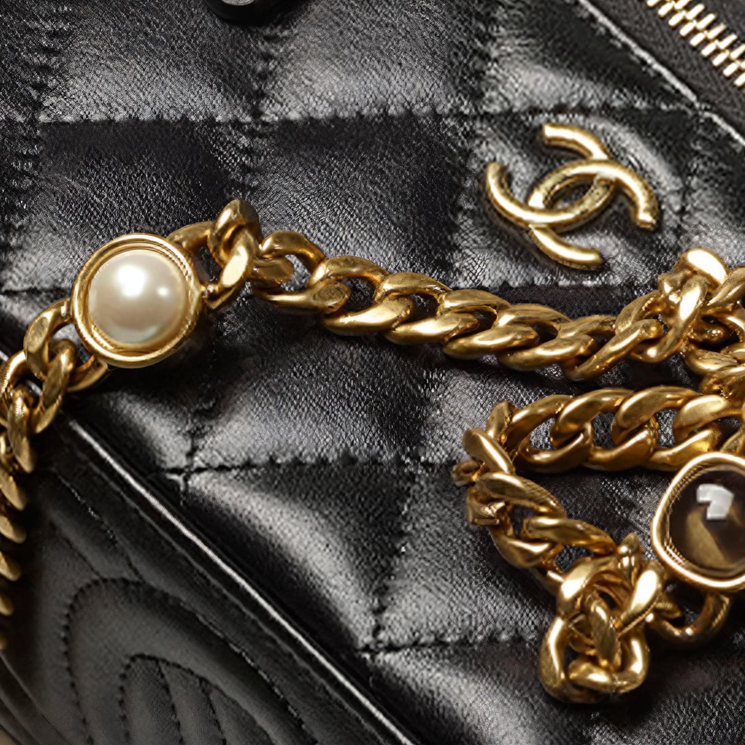 Сумка через плечо CHANEL 22B Box Bag Black - изображение 4