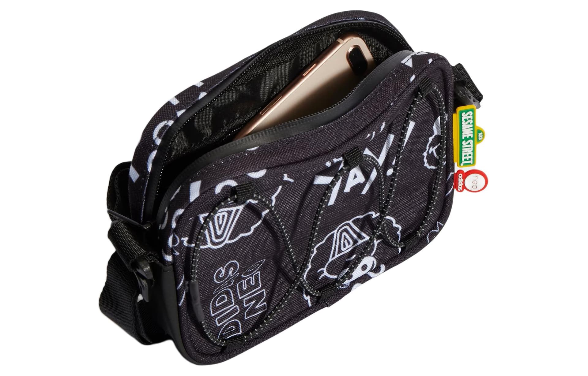 Сумка через плечо adidas x Sesame Street Black Crossbody Bag - изображение 4
