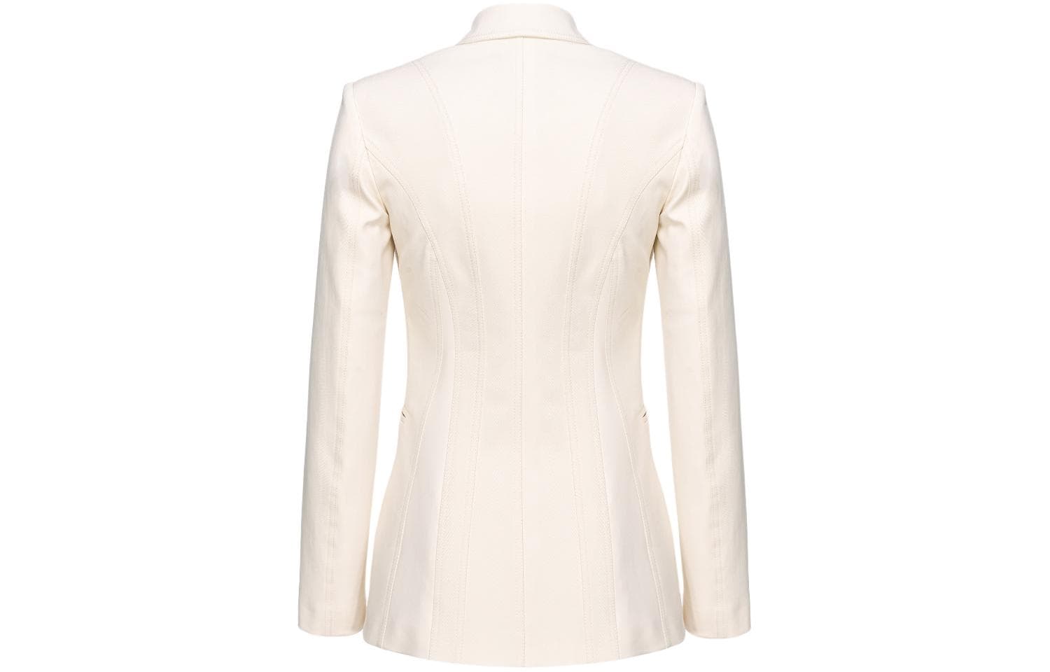 PINKO Dual-Fabric Single-Breasted Blazer - изображение 3
