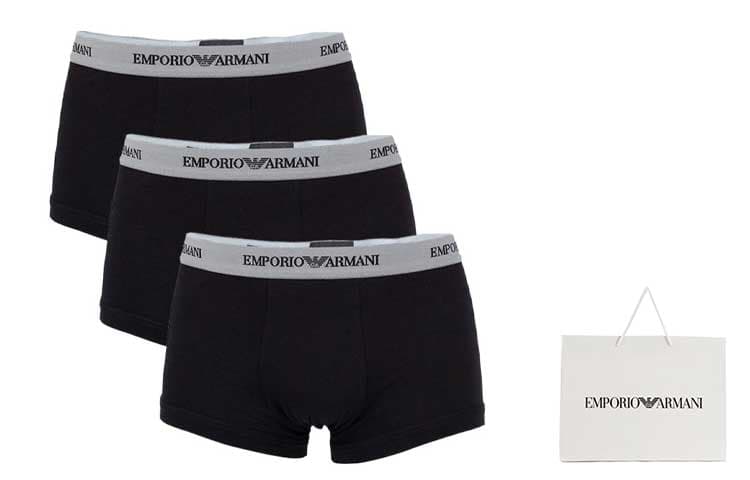 Трусы Emporio Armani Boxer Briefs 3-Pack Black - изображение 5