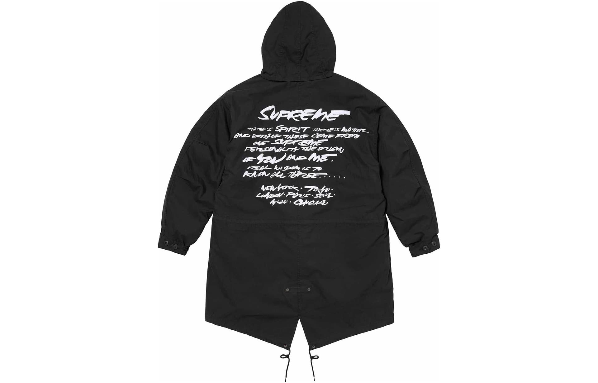 Куртка Supreme x Futura SS24 WEEK1 FUTURA FISHTAIL PARKA - изображение 2