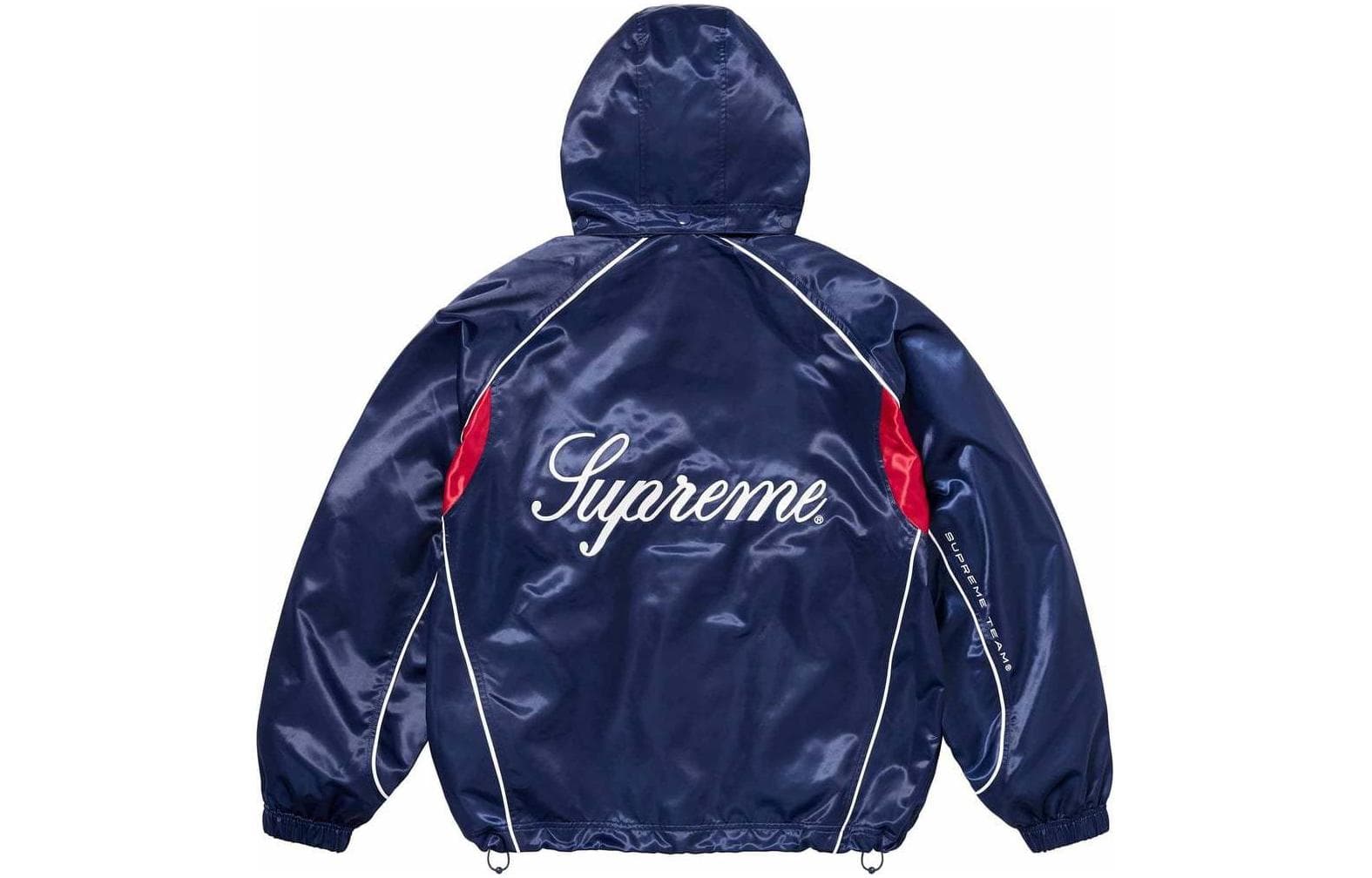 Куртка Supreme Satin Hooded Track Jacket - изображение 2