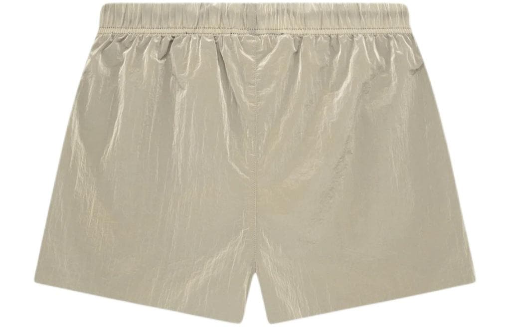 Шорты Fear of God Essentials SS24 drop2 Crinkle Nylon Running Short Logo GARDEN YELLOW - изображение 2