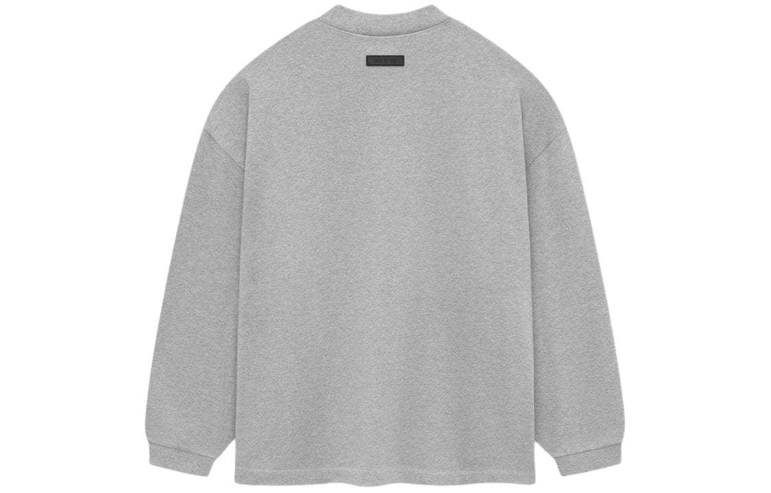 Кофта Fear of God Essentials SS24 drop2 Longsleeve T-Shirt T Light Heather Grey - изображение 2