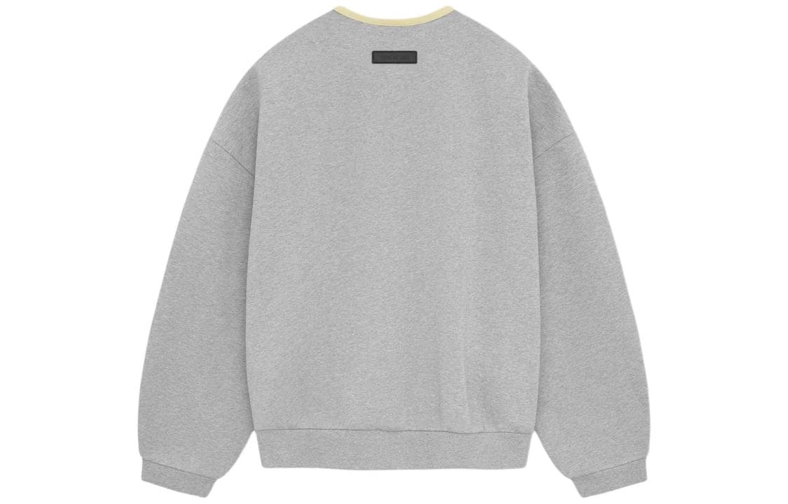 Кофта Fear of God Essentials SS24 drop2 Crewneck Sweatshirt Light Heather Grey - изображение 2