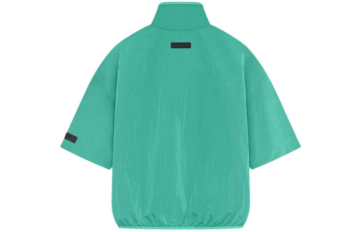 Худи Fear of God Essentials SS24 drop2 Halfzip Mockneck Shirt Mint Leaf - изображение 2