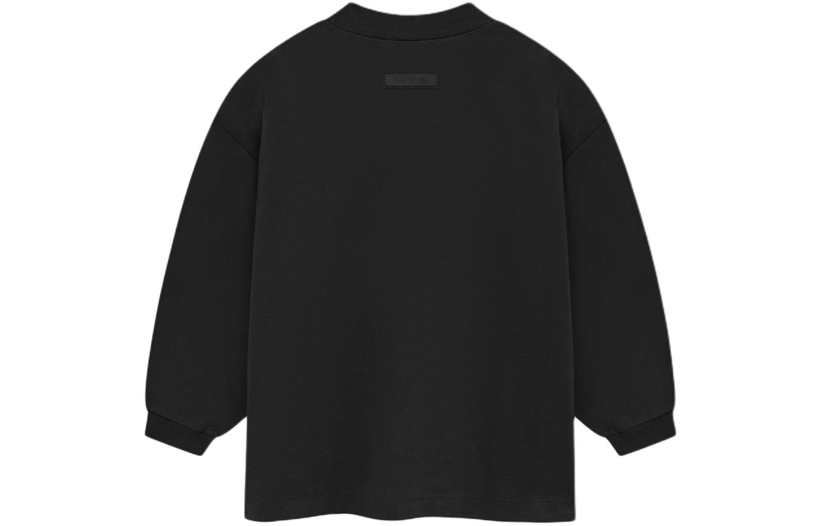 Кофта Fear of God Essentials SS24 drop2 Kids Longsleeve Shirt T Jet Black - изображение 2
