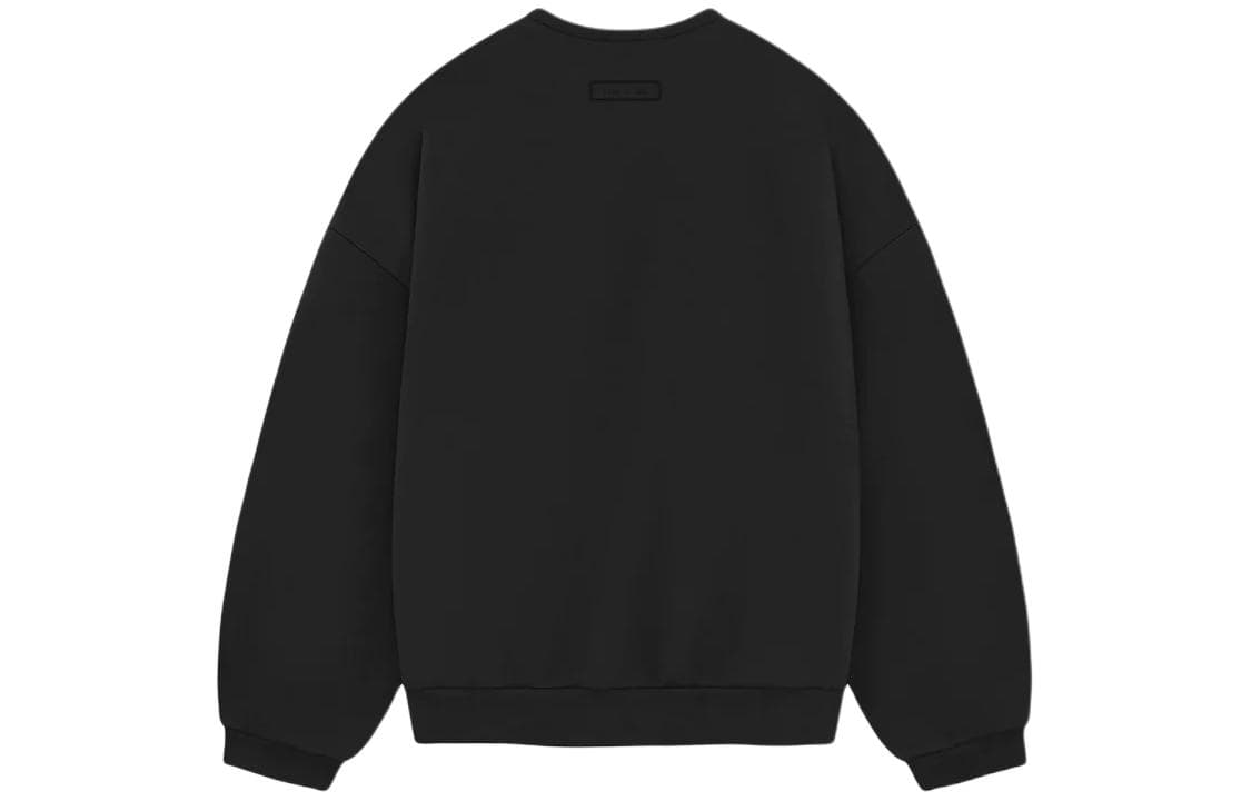 Кофта Fear of God Essentials SS24 drop2 Crewneck Sweatshirt Jet Black - изображение 2