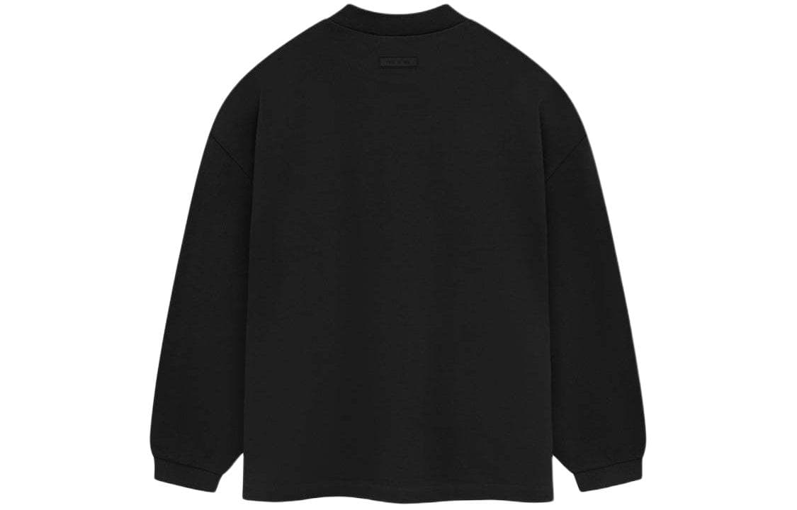 Кофта Fear of God Essentials SS24 drop2 Longsleeve T-Shirt T Jet Black - изображение 2