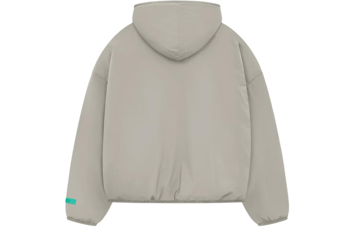 Худи Fear of God Essentials SS24 drop2 Nylon Filled Halfzip Hoodie Seal - изображение 2