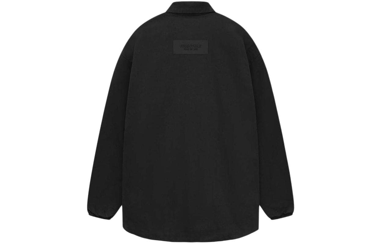 Куртка Fear of God Essentials SS24 drop2 Filled Shirt Jacket Overdye Black Denim - изображение 2