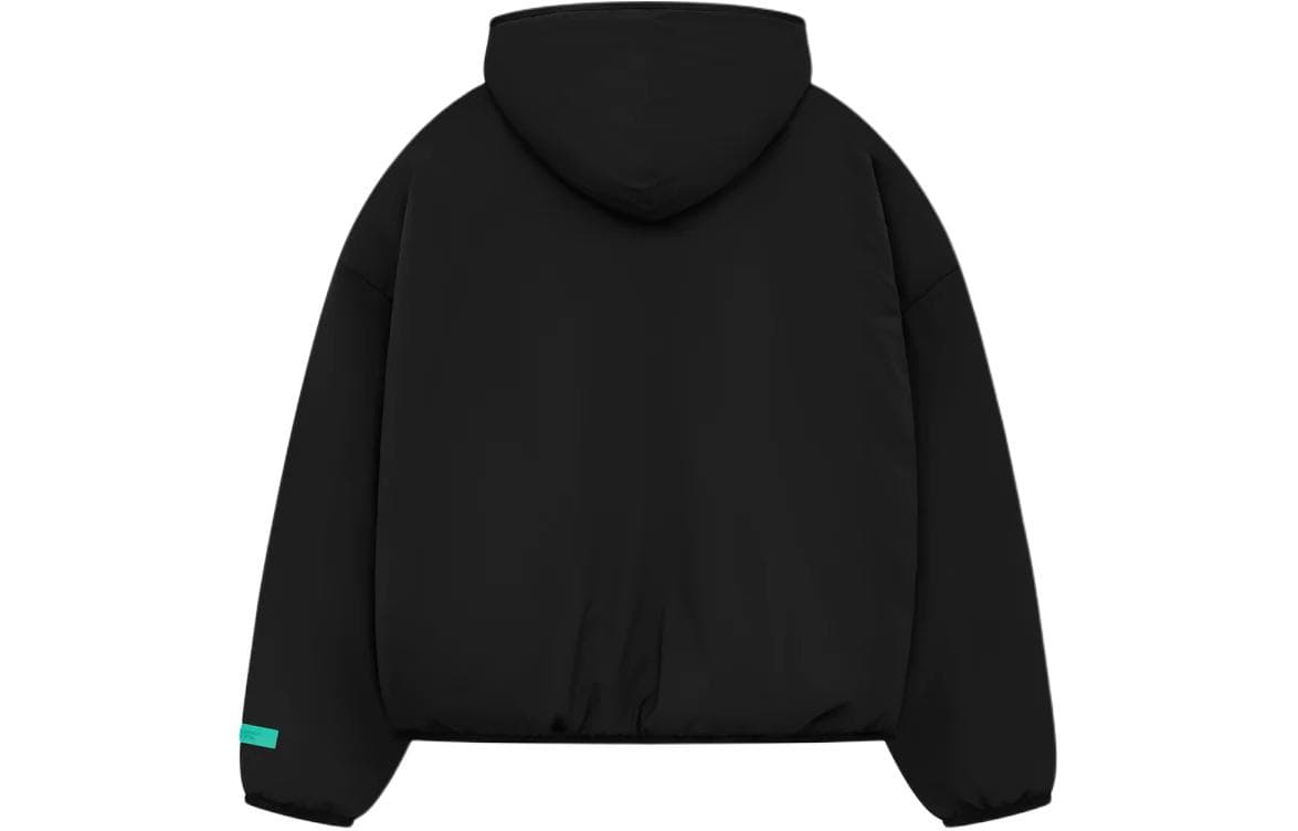 Худи Fear of God Essentials SS24 drop2 Nylon Filled Halfzip Hoodie Jet Black - изображение 2