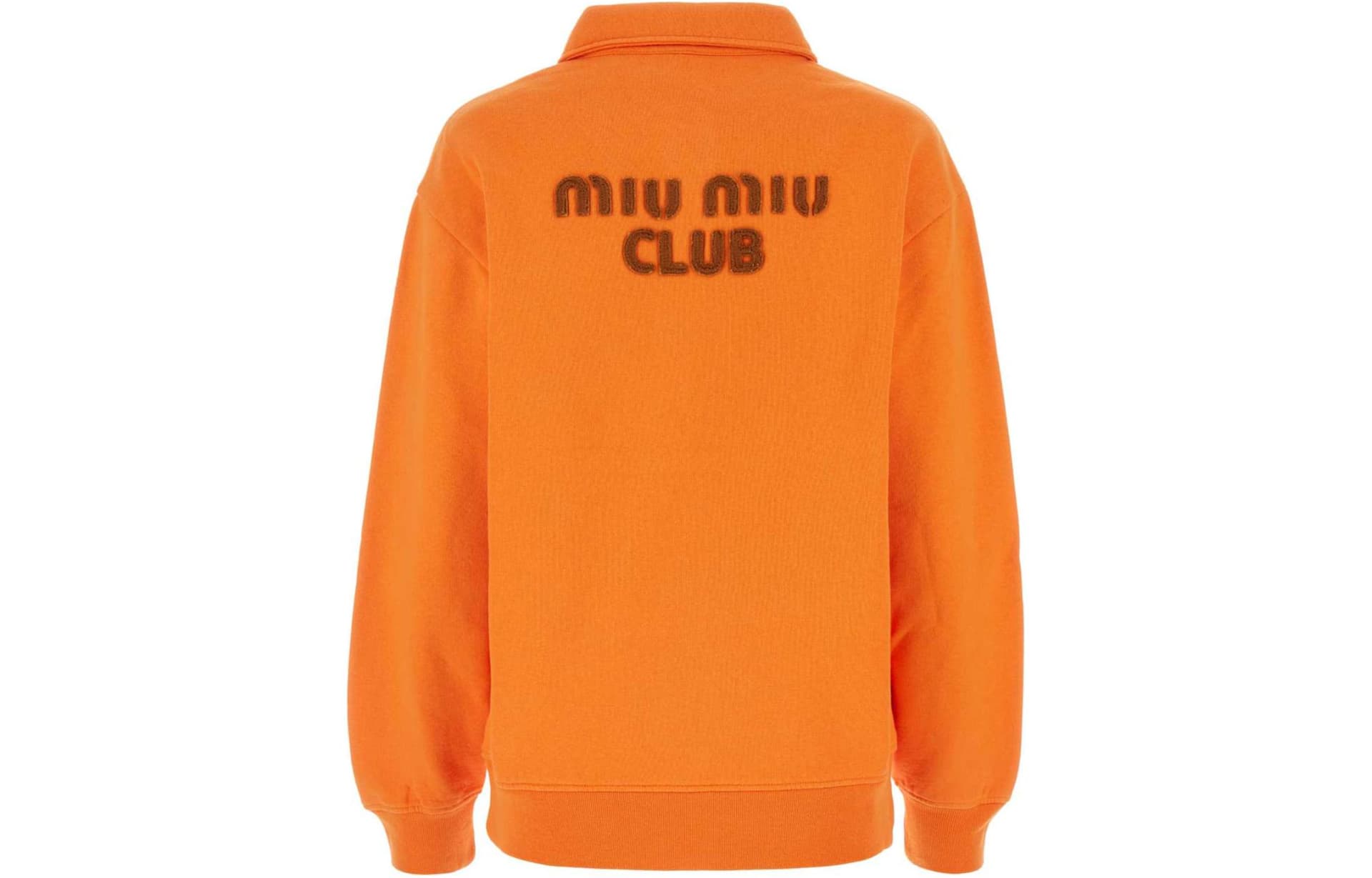 Кофта Miu Miu SS24 Orange Sweatshirt - изображение 2