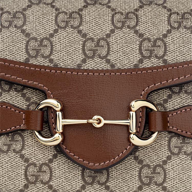 Сумка через плечо Gucci Horsebit 1955 - изображение 5