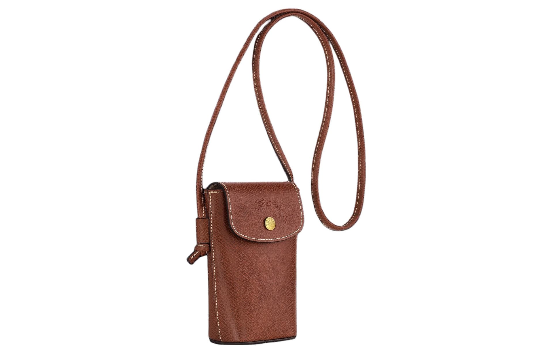 Сумка для телефона Longchamp Épure 9 Brown - изображение 4