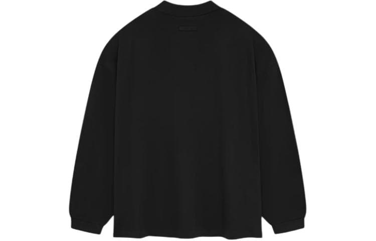 Кофта Fear of God Essentials SS24 drop2 Longsleeve Shirt T Jet Black - изображение 2