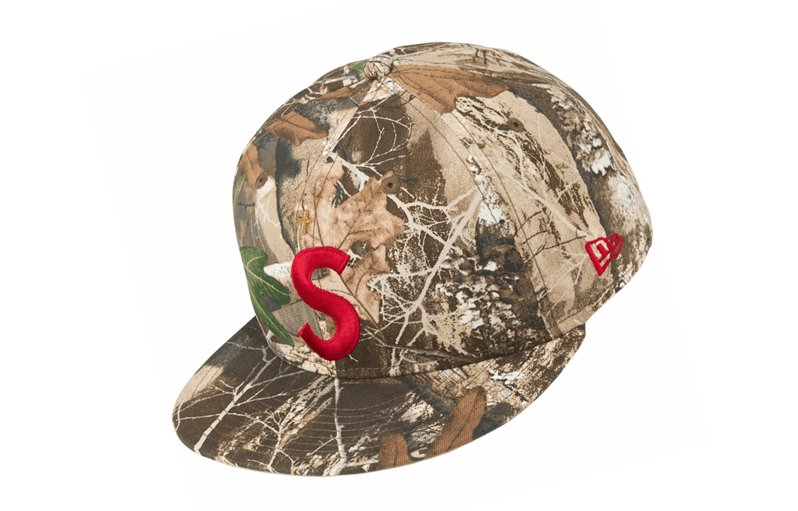 Кепка Supreme SS24 WEEK 1 GOLD CROSS S LOGO NEW ERA - изображение 2