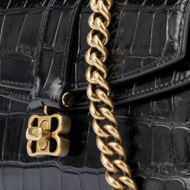 Мини-сумка Balenciaga Lady Flap Mini Black - изображение 6