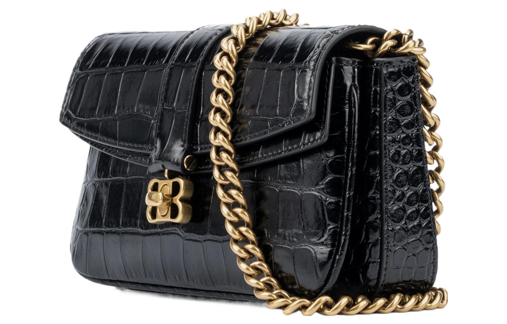 Мини-сумка Balenciaga Lady Flap Mini Black - изображение 2