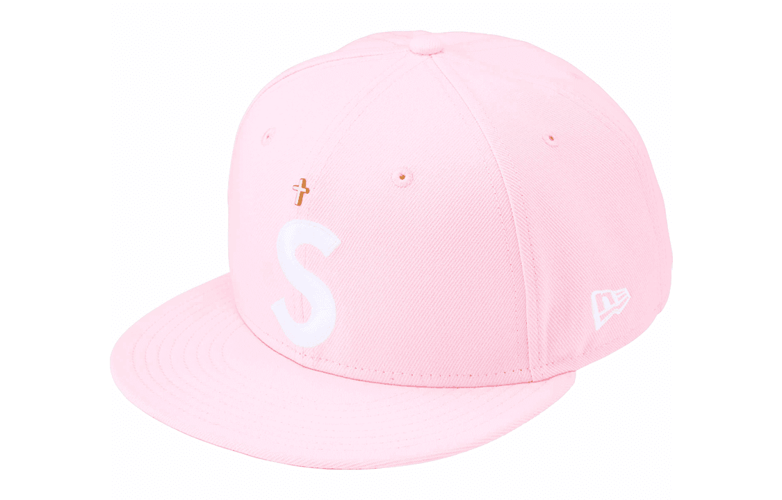 Кепка Supreme SS24 WEEK 1 GOLD CROSS S LOGO NEW ERA - изображение 1
