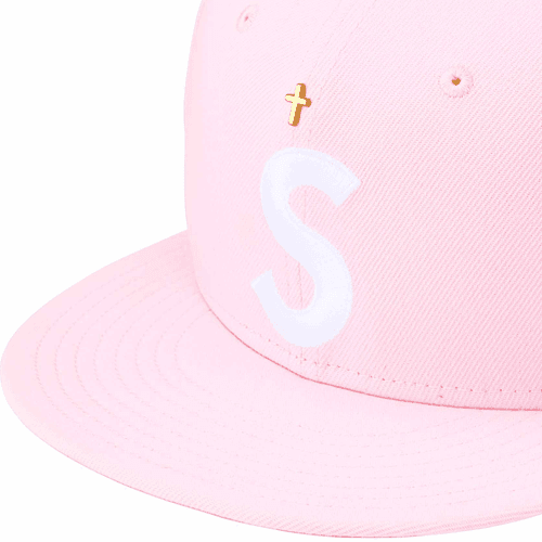 Кепка Supreme SS24 WEEK 1 GOLD CROSS S LOGO NEW ERA - изображение 3