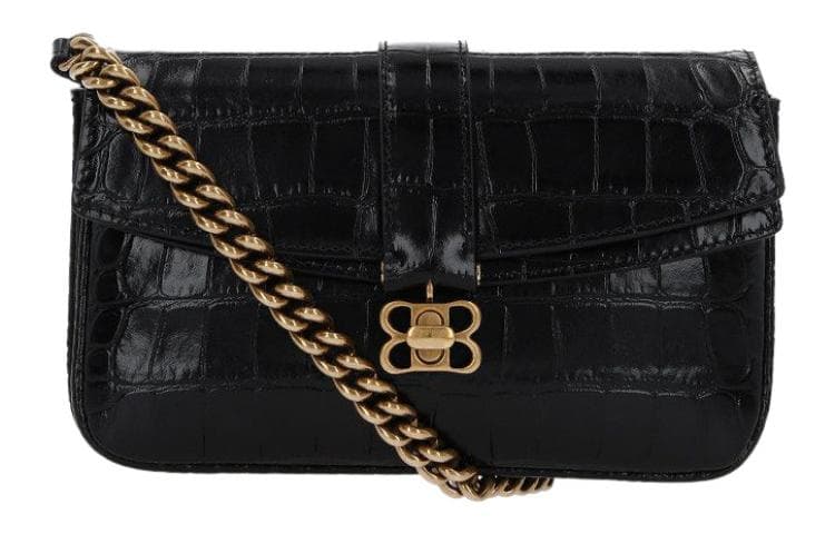 Мини-сумка Balenciaga Lady Flap Mini Black - изображение 1