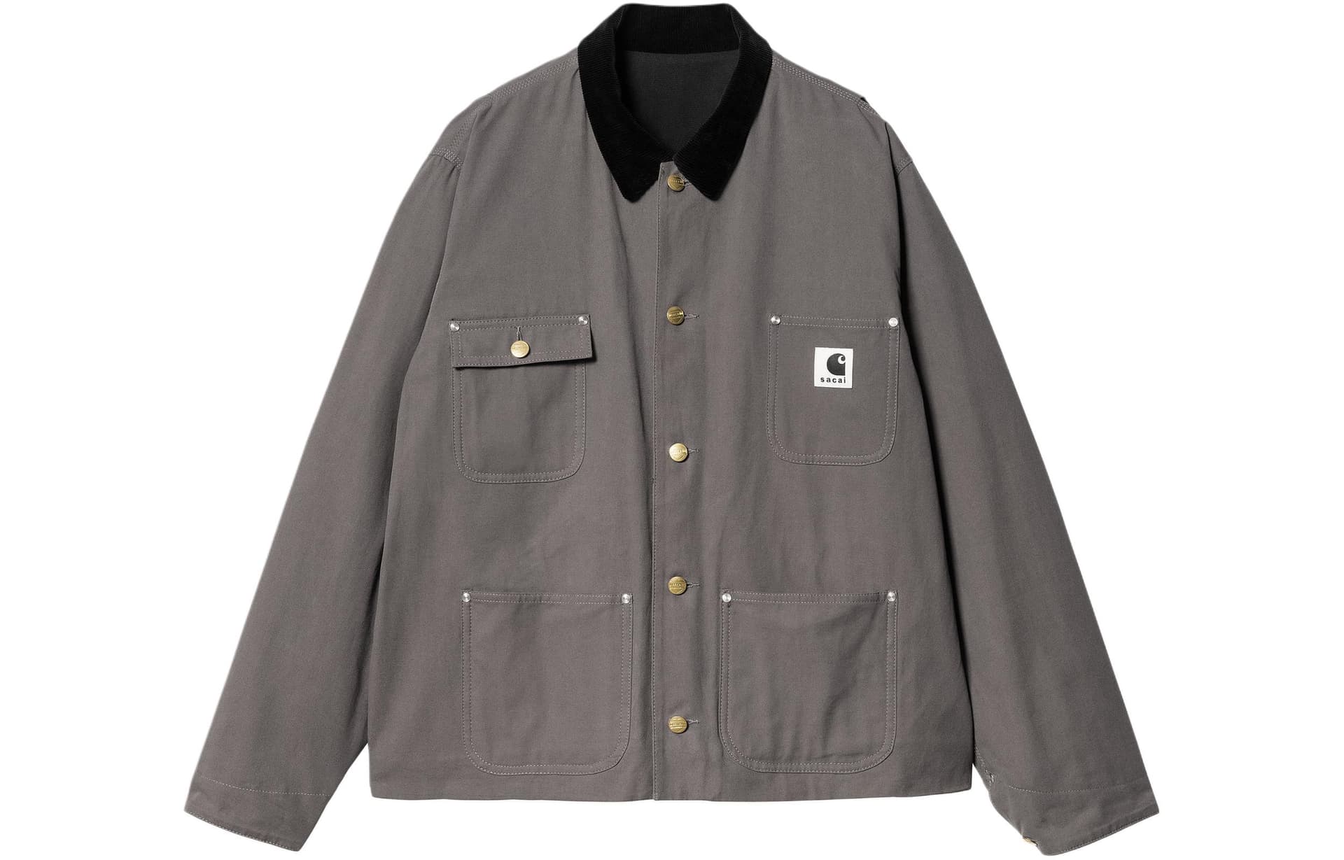 Куртка Sacai x Carhartt WIP Detroit Jacket Black - изображение 6