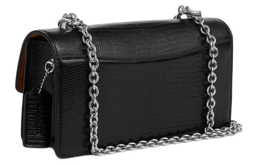Сумка через плечо COACH Eliza 22 Silver Black - изображение 2