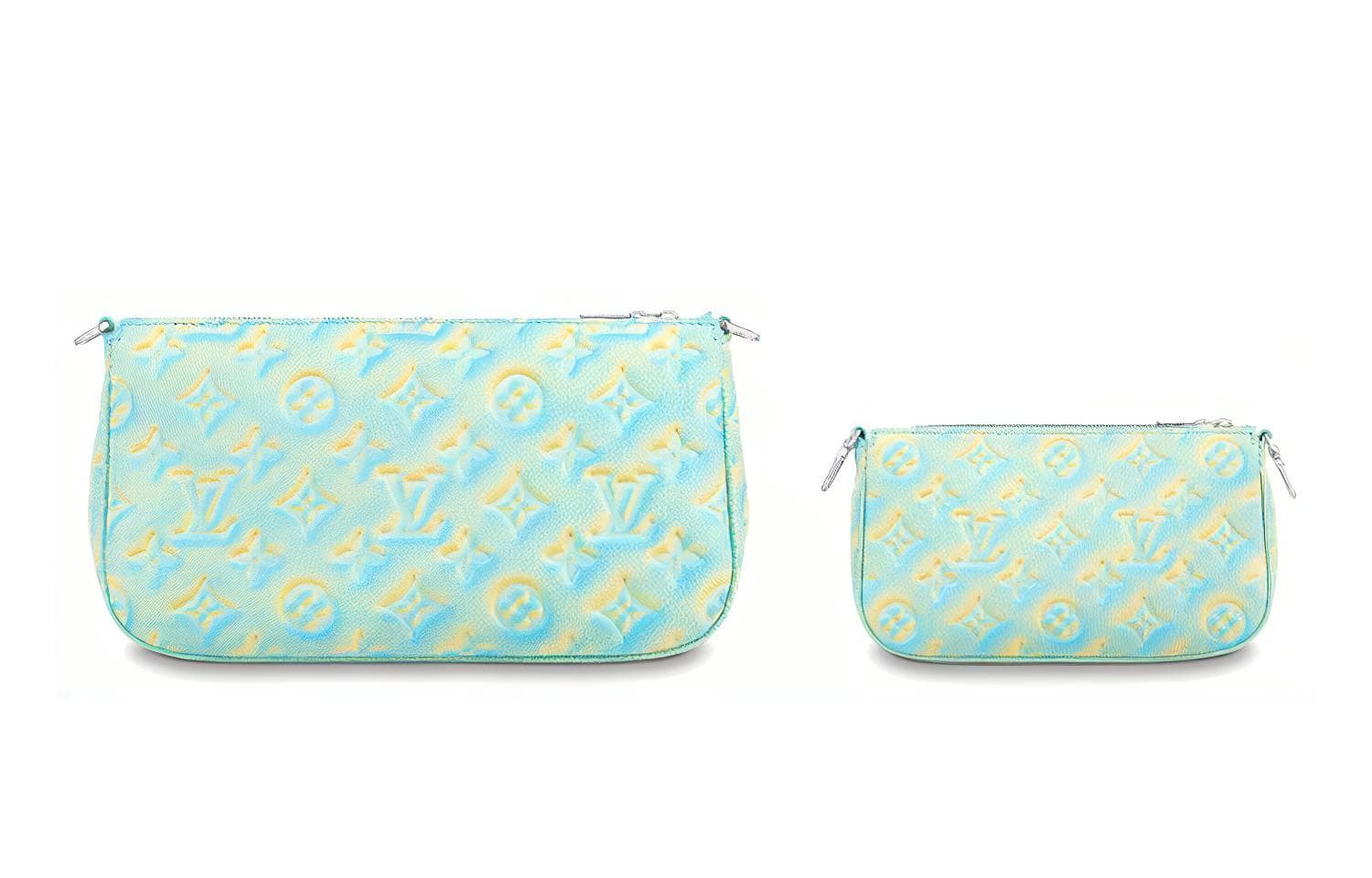 Мини-сумка Louis Vuitton Multi Pochette Accessories Mint Green - изображение 4