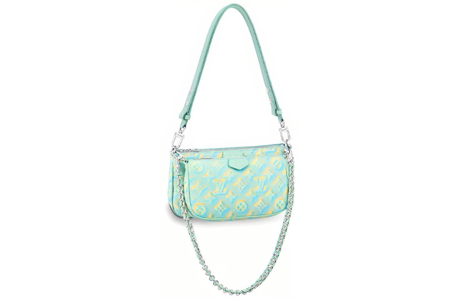 Мини-сумка Louis Vuitton Multi Pochette Accessories Mint Green - изображение 1