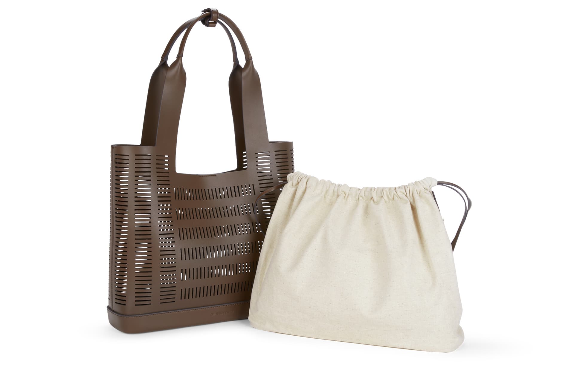 Мини-сумка CHARLESKEITH OatDark Brown - изображение 3