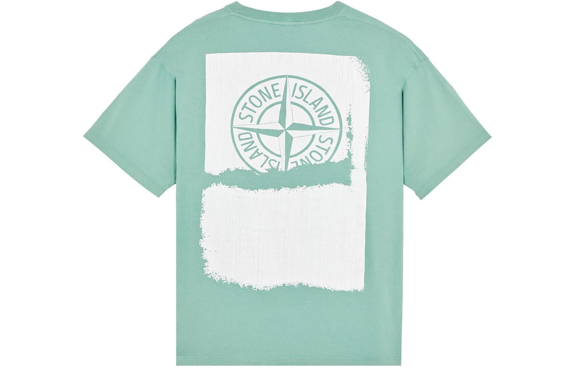 Футболка STONE ISLAND Scratched Paint One Print LogoT - изображение 2